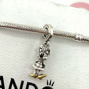 Pandora Silver and Gold Minnie Mouse Bracelet Charm